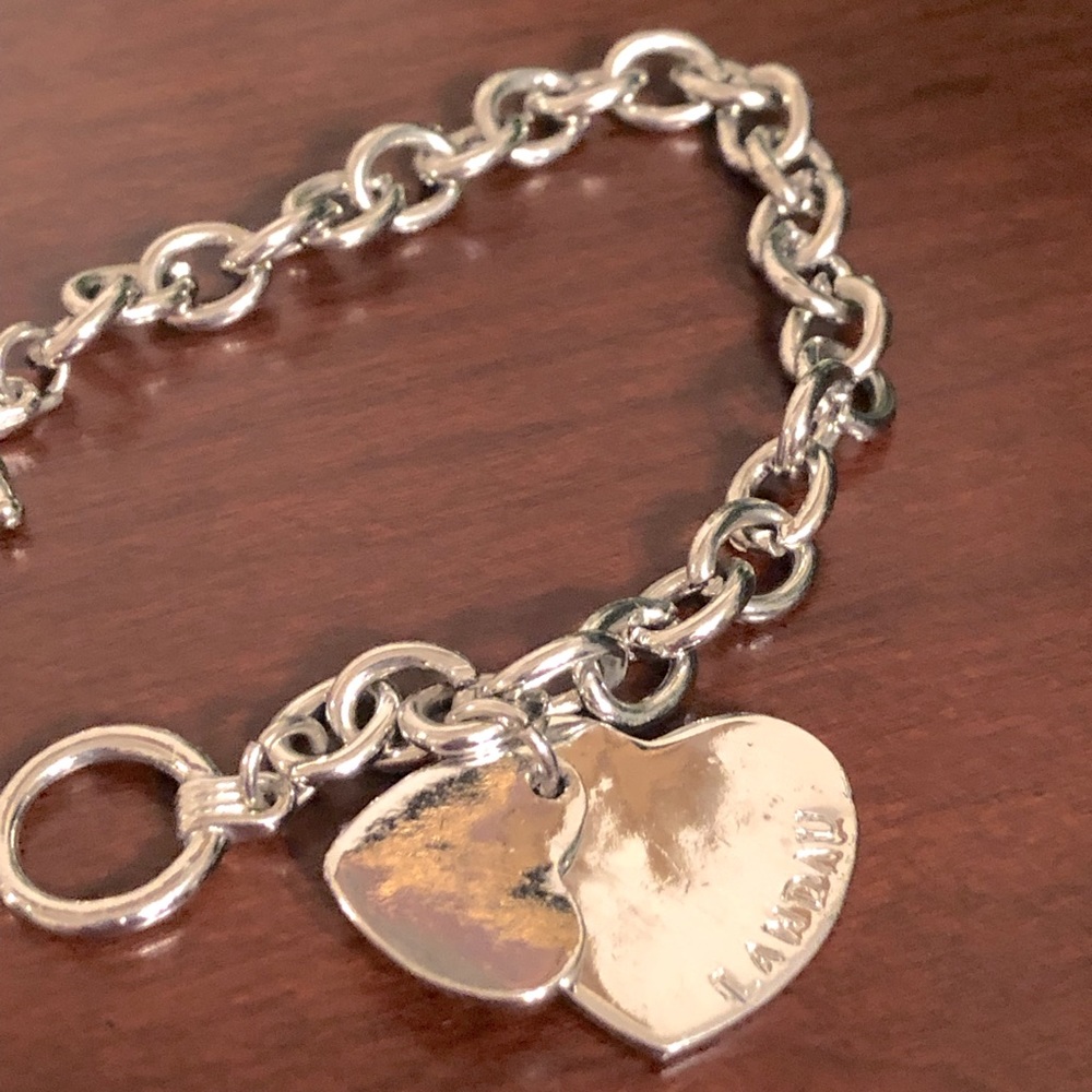 😁Landau silver tone bracelet